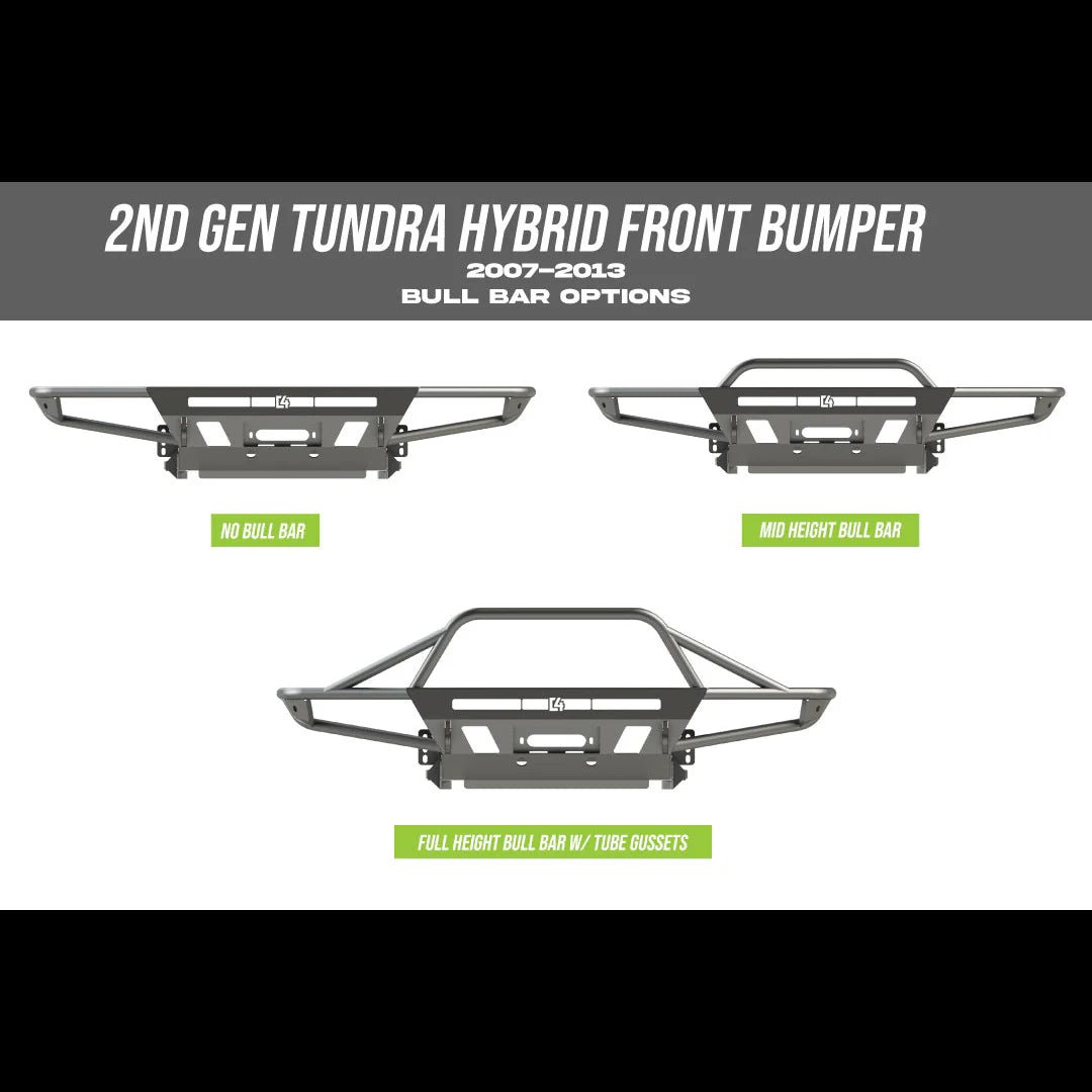 C4 Fabrication Hybrid Front Bumper Wide Fenders | Toyota Tundra (2007 - 2013) | Truck Brigade