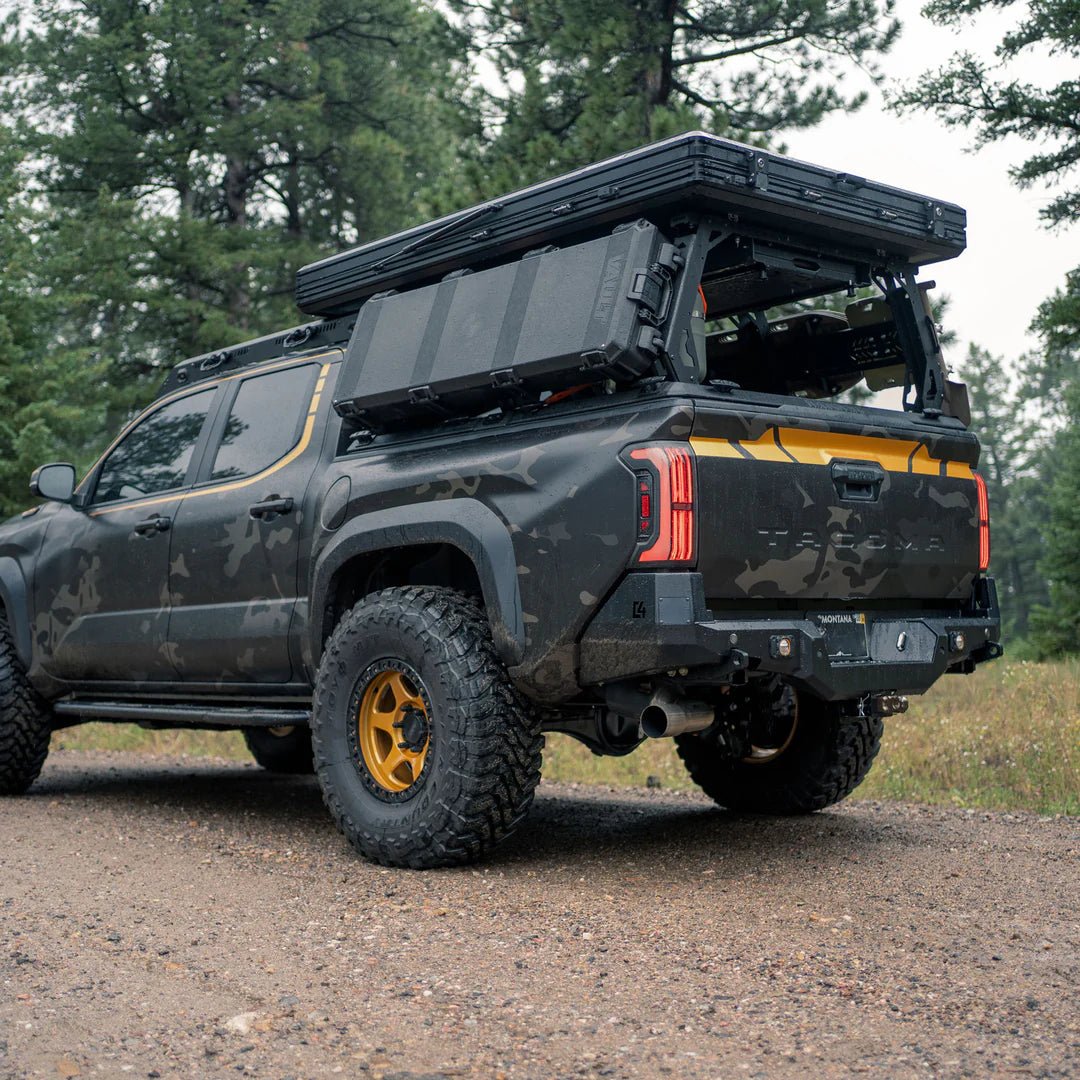 C4 Fabrication Overland Rear Bumper | Toyota Tacoma (2024 - 2026) | Truck Brigade