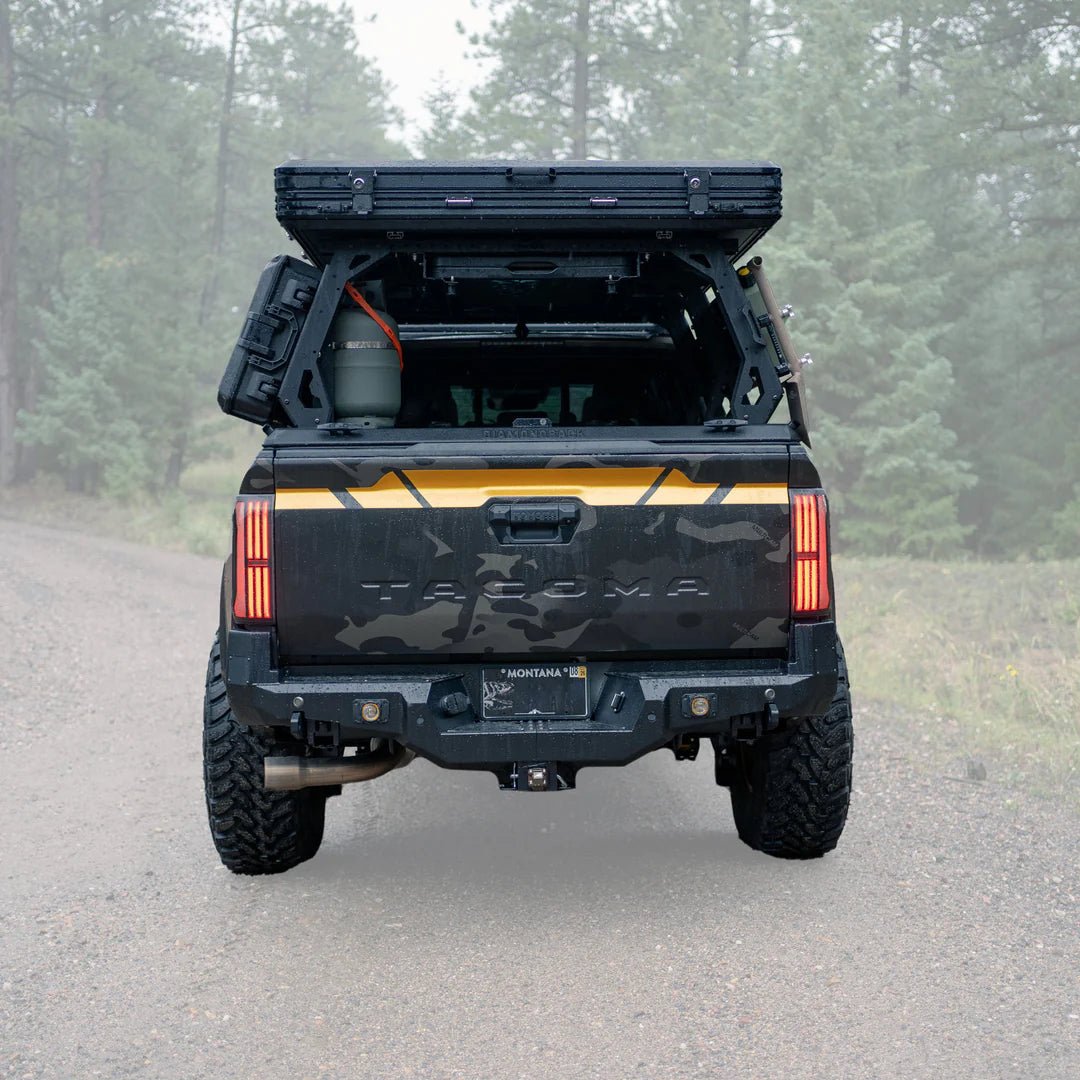 C4 Fabrication Overland Rear Bumper | Toyota Tacoma (2024 - 2026) | Truck Brigade