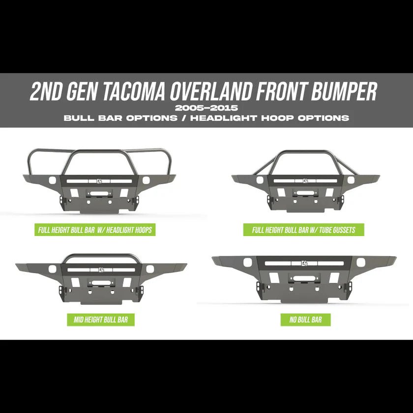 C4 Fabrication Overland Series Front Bumper | Toyota Tacoma (2012 - 2015) | Truck Brigade