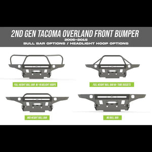 C4 Fabrication Overland Series Front Bumper | Toyota Tacoma (2012 - 2015) | Truck Brigade