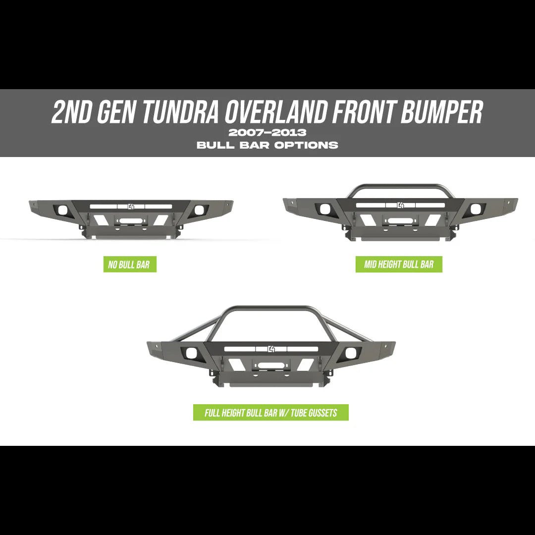 C4 Fabrication Overland Series Front Bumper | Toyota Tundra (2007 - 2013) | Truck Brigade