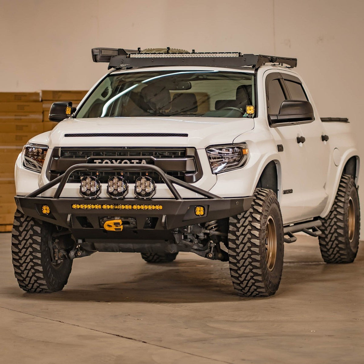 C4 Fabrication Overland Series Front Bumper | Toyota Tundra (2014-2021) - Truck Brigade