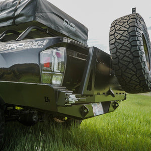 C4 Fabrication Overland Series High Clearance Rear Bumper | Toyota Tacoma (2016-2023) - Truck Brigade