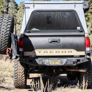 C4 Fabrication Overland Series High Clearance Rear Bumper | Toyota Tacoma (2016-2023) - Truck Brigade