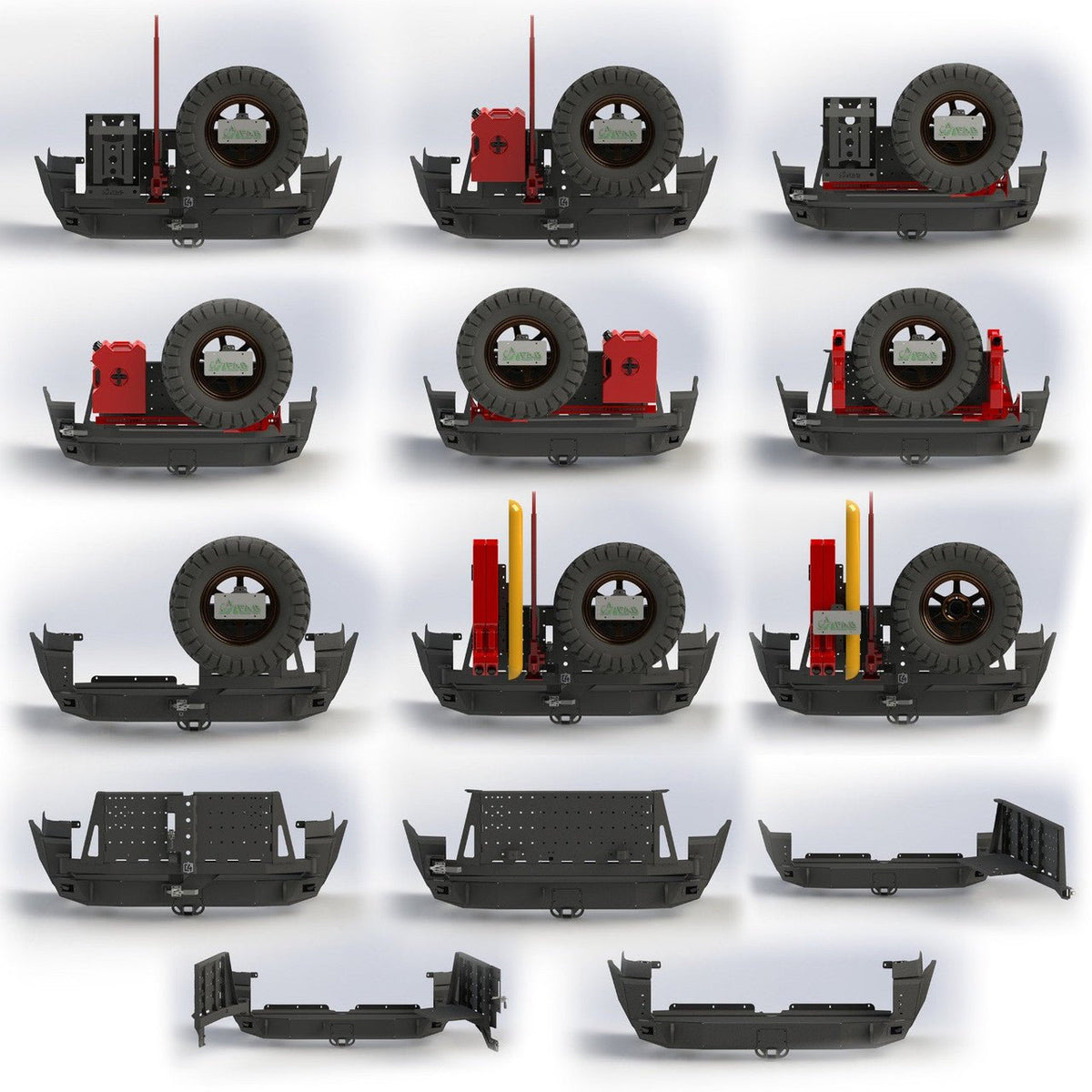 C4 Fabrication Overland Series Rear Bumper | Toyota 4Runner (2010-2023) - Truck Brigade