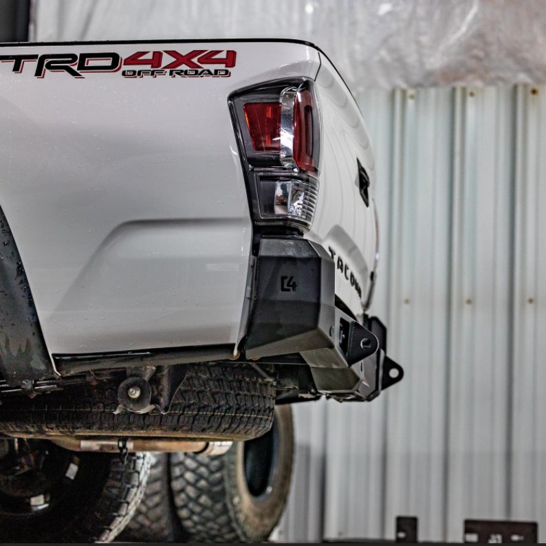 C4 Fabrication Overland Series Rear Bumper | Toyota Tacoma (2016-2023) - Truck Brigade