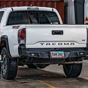 C4 Fabrication Overland Series Rear Bumper | Toyota Tacoma (2016-2023) - Truck Brigade