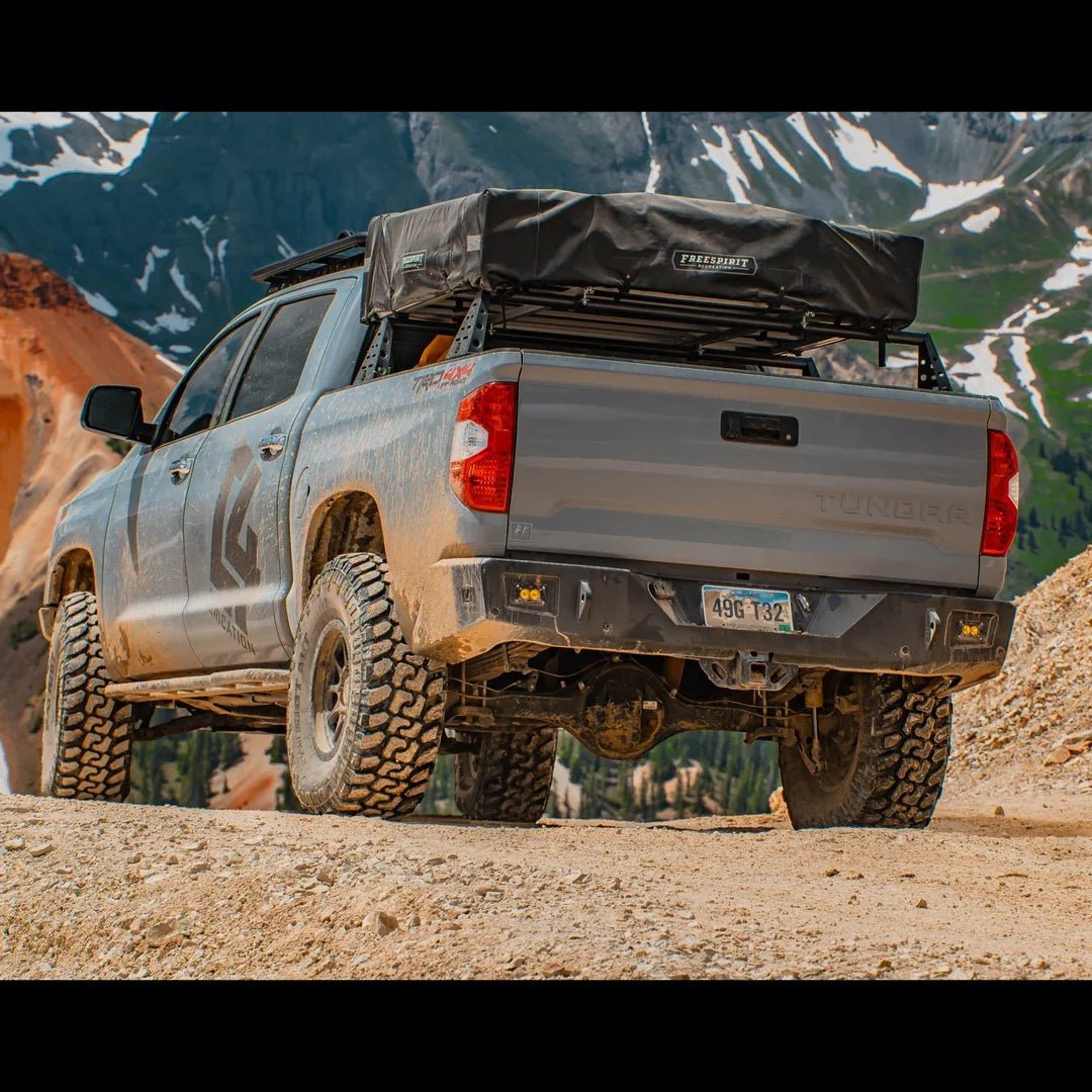 C4 Fabrication Overland Series Rear Bumper | Toyota Tundra (2014 - 2021) | Truck Brigade