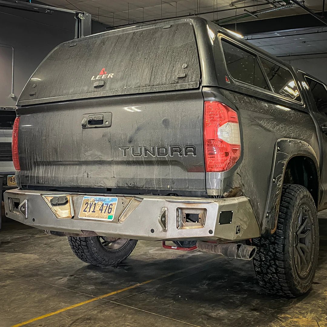 C4 Fabrication Overland Series Rear Bumper | Toyota Tundra (2014 - 2021) | Truck Brigade