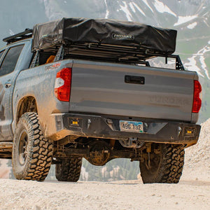 C4 Fabrication Overland Series Rear Bumper | Toyota Tundra (2014 - 2021) | Truck Brigade