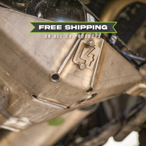 C4 Fabrication Rear Differential Skid Plate | Toyota Tacoma (2005-2015) - Truck Brigade