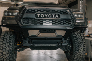 C4 Fabrication Rock Runner Front Skid Plate with Cross Member Delete | Toyota Tacoma (2016-2023) - Truck Brigade