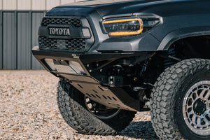 C4 Fabrication Rock Runner Front Skid Plate with Cross Member Delete | Toyota Tacoma (2016-2023) - Truck Brigade