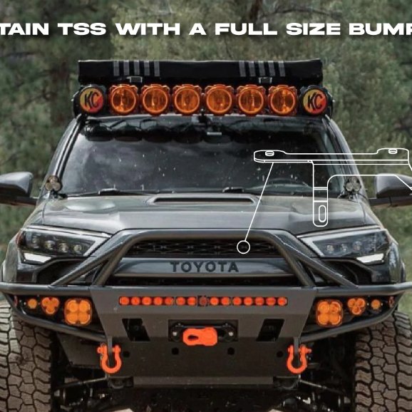 C4 Fabrication TSS Relocation Kit | Toyota 4Runner (2020-2022) - Truck Brigade