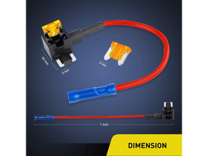 Cali Raised 12V Add A Fuse Kit W/5Amp Lo Profile Mini Blade Fuse | Truck Brigade