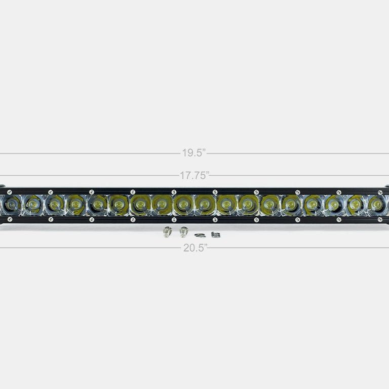 Cali Raised 20&quot; Slim Single Row LED Light Bar - Truck Brigade
