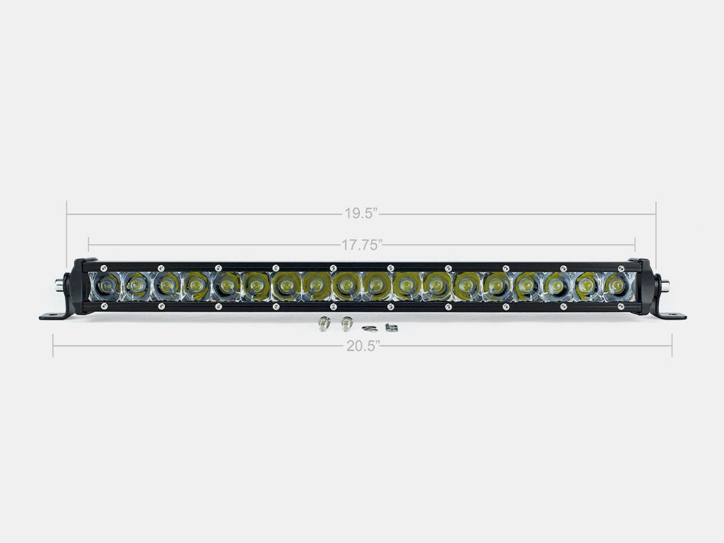 Cali Raised 20" Slim Single Row LED Light Bar | Truck Brigade