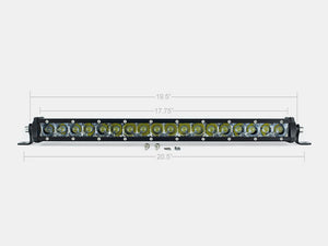 Cali Raised 20" Slim Single Row LED Light Bar | Truck Brigade