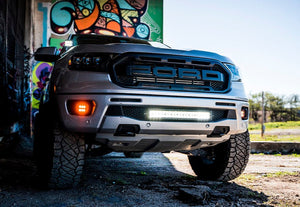 Cali Raised 22" Bumper Hidden LED Light Bar Brackets Kit | Ford Ranger (2019-2022) | Truck Brigade