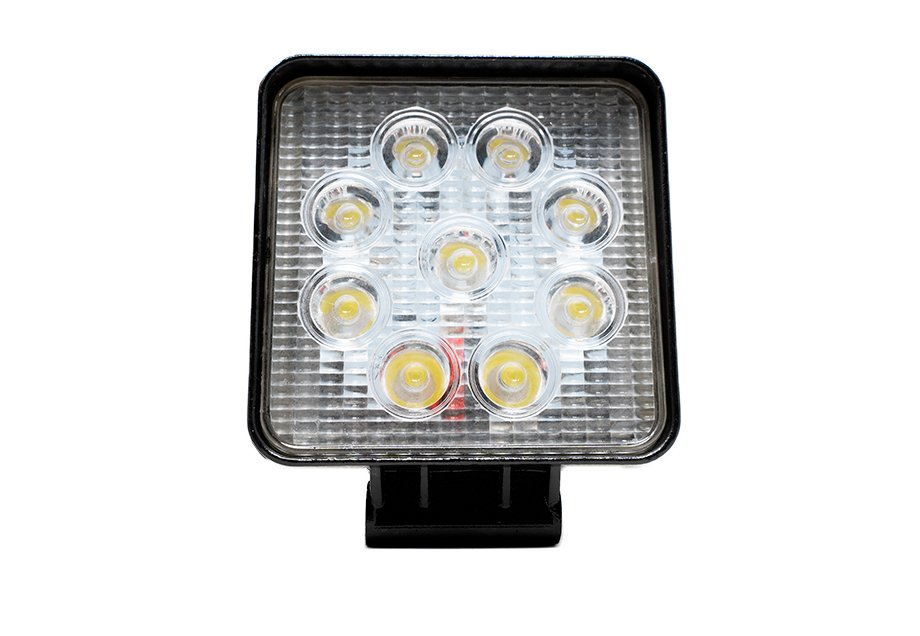 Cali Raised 27W Square Work Light - Truck Brigade