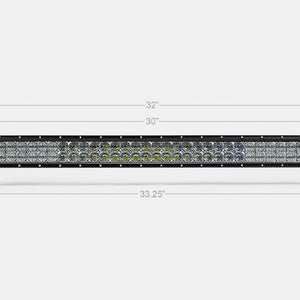 Cali Raised 32" Dual Row 5D Optic OSRAM LED Light Bar - Truck Brigade