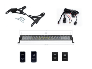 Cali Raised 32 Inch Lower Bumper Hidden LED Light Bar Kit | Toyota Tacoma (2016-2023) | Truck Brigade