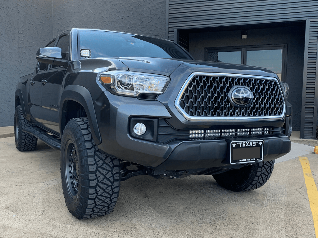 Cali Raised 32 Inch Lower Bumper Hidden LED Light Bar Kit | Toyota Tacoma (2016-2023) | Truck Brigade