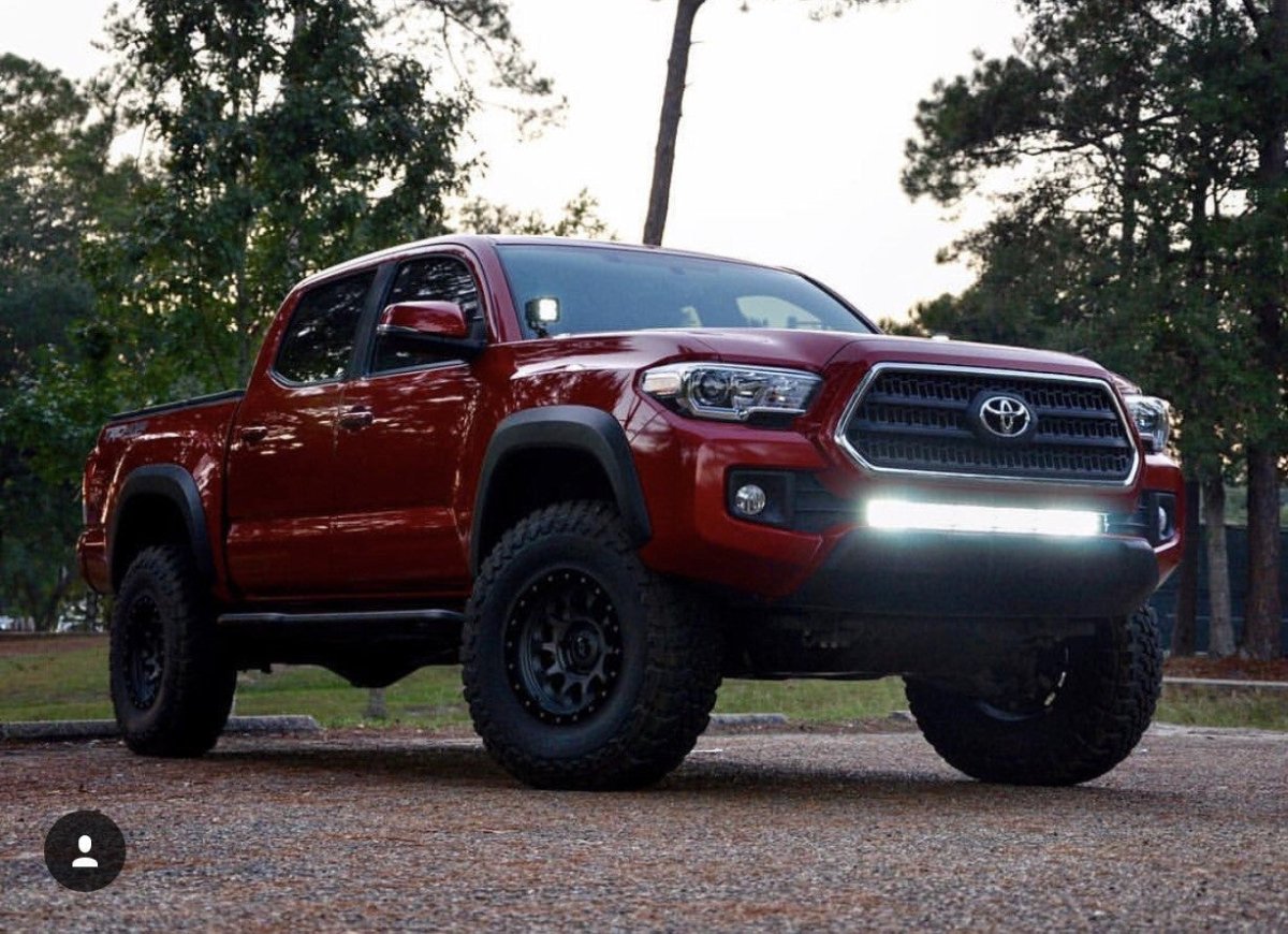 Cali Raised 32 Inch Lower Bumper Hidden LED Light Bar Kit | Toyota Tacoma (2016-2023) | Truck Brigade