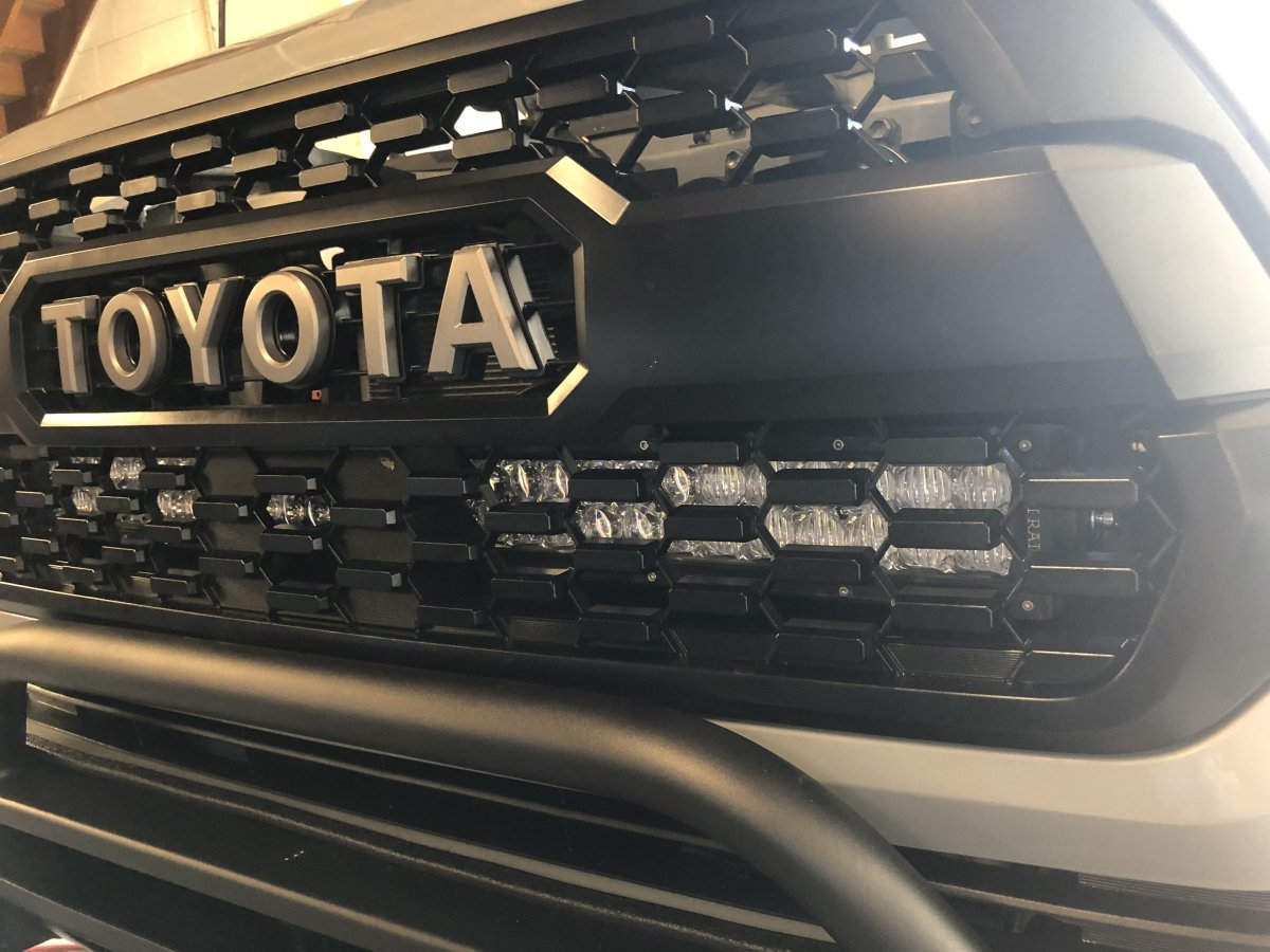 Cali Raised 32 Inch Upper Grille LED Light Bar Bracket Kit | Toyota Tacoma (2016-2023) | Truck Brigade