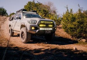 Cali Raised 32 Inch Upper Grille LED Light Bar Bracket Kit | Toyota Tacoma (2016-2023) | Truck Brigade