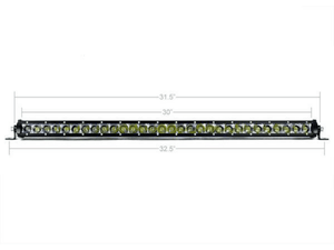 Cali Raised 32" Lower Bumper Flush Slim Light Bar Kit | Toyota Tacoma (2016-2023) | Truck Brigade
