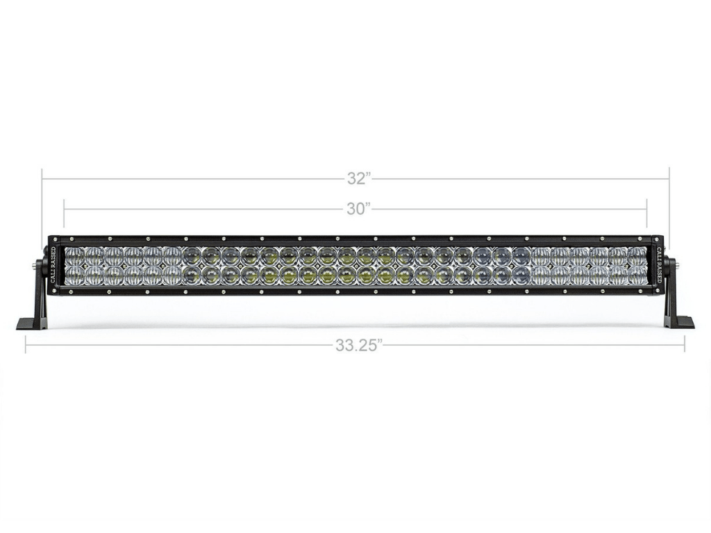 Cali Raised 32" Lower Bumper Hidden LED Light Bar Brackets Kit | Chevy Colorado (2014-2022) | Truck Brigade