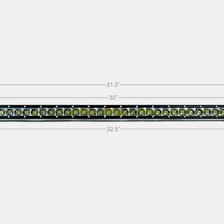 Cali Raised 32&quot; Slim Single Row LED Light Bar - Truck Brigade