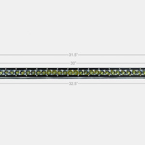 Cali Raised 32" Slim Single Row LED Light Bar - Truck Brigade