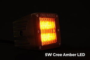 Cali Raised 3x2 18W Amber LED Pod - Truck Brigade