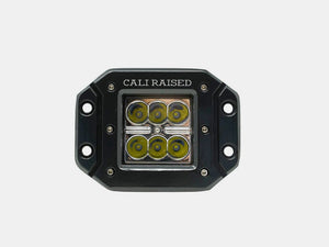 Cali Raised 3x2 18W Flush Mount LED Pod - Truck Brigade