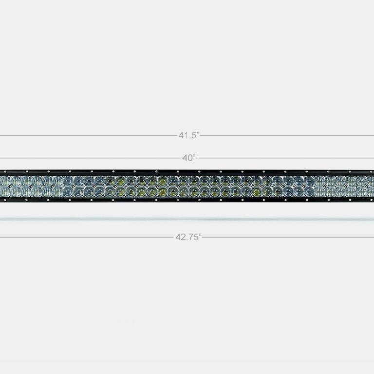 Cali Raised 42&quot; Dual Row 5D Optic OSRAM LED Light Bar - Truck Brigade