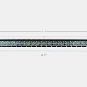 Cali Raised 42" Dual Row 5D Optic OSRAM LED Light Bar - Truck Brigade