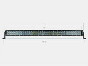 Cali Raised 42" Dual Row 5D Optic OSRAM LED Light Bar | Truck Brigade