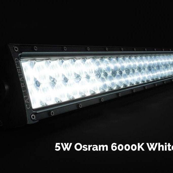 Cali Raised 42&quot; Dual Row 5D Optic OSRAM LED Light Bar - Truck Brigade