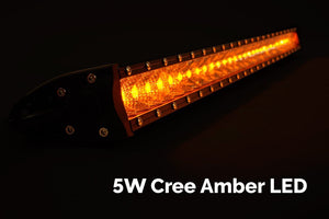 Cali Raised 42" Slim Single Row LED Bar (Amber) | Truck Brigade