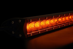Cali Raised 42" Slim Single Row LED Bar (Amber) | Truck Brigade