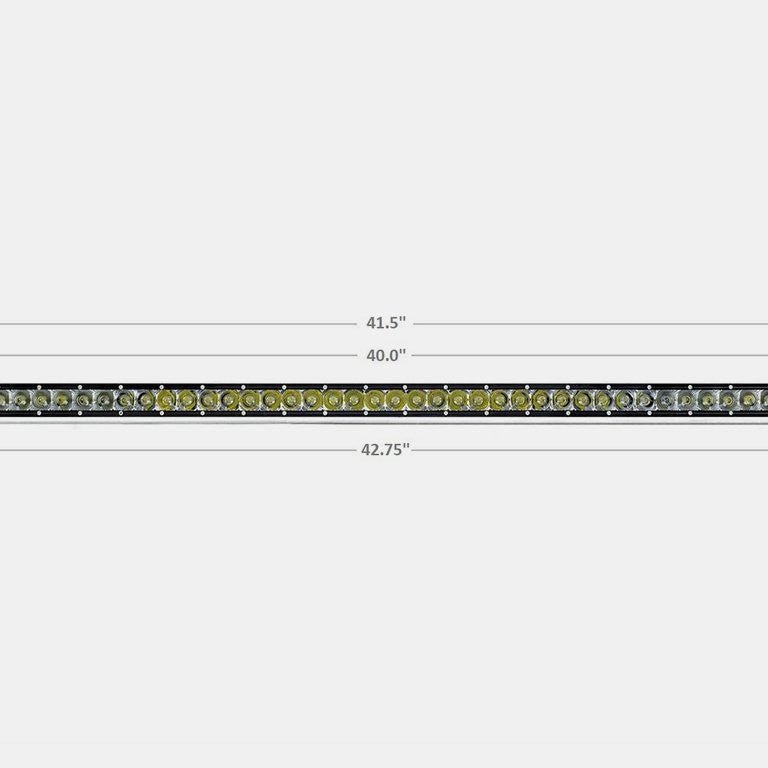 Cali Raised 42&quot; Slim Single Row LED Light Bar - Truck Brigade