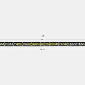 Cali Raised 42" Slim Single Row LED Light Bar - Truck Brigade