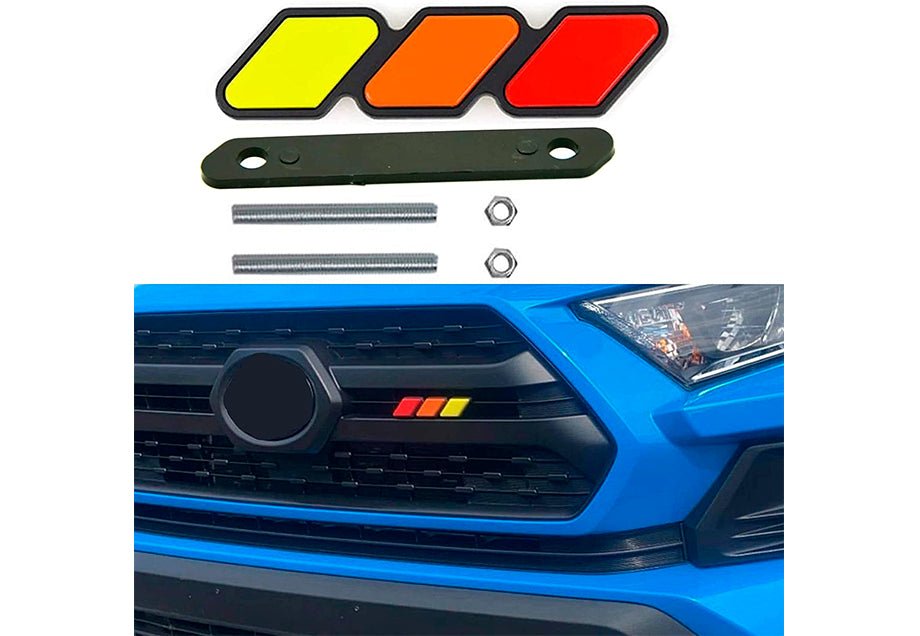 Cali Raised 4Runner, Tacoma, Tundra, Tri-Color Badge Emblem Decoration | Truck Brigade