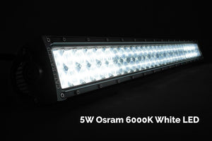 Cali Raised 52 Inch Dual Row 5D Optic OSRAM LED Bar - Truck Brigade