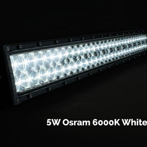 Cali Raised 8" Dual Row 5D Optic OSRAM LED Light Bar - Truck Brigade