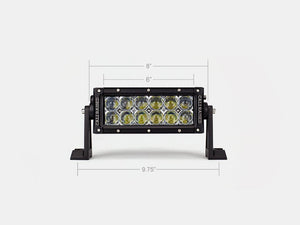 Cali Raised 8" Dual Row 5D Optic OSRAM LED Light Bar | Truck Brigade