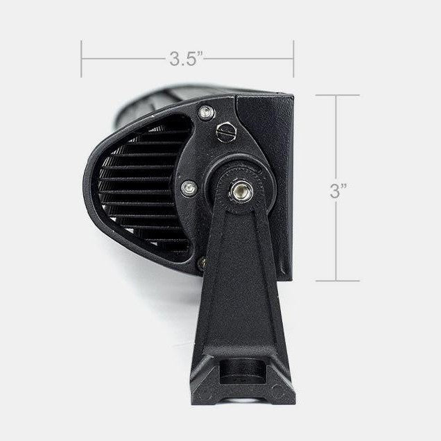 Cali Raised 8&quot; Dual Row 5D Optic OSRAM LED Light Bar - Truck Brigade